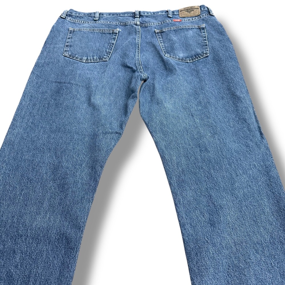 Wrangler Men's Regular Fit Premium Quality Blue Denim Jeans 44x30 - Picture 4 of 13